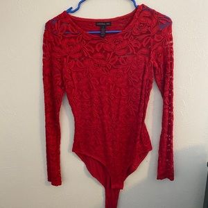 Lace body suit